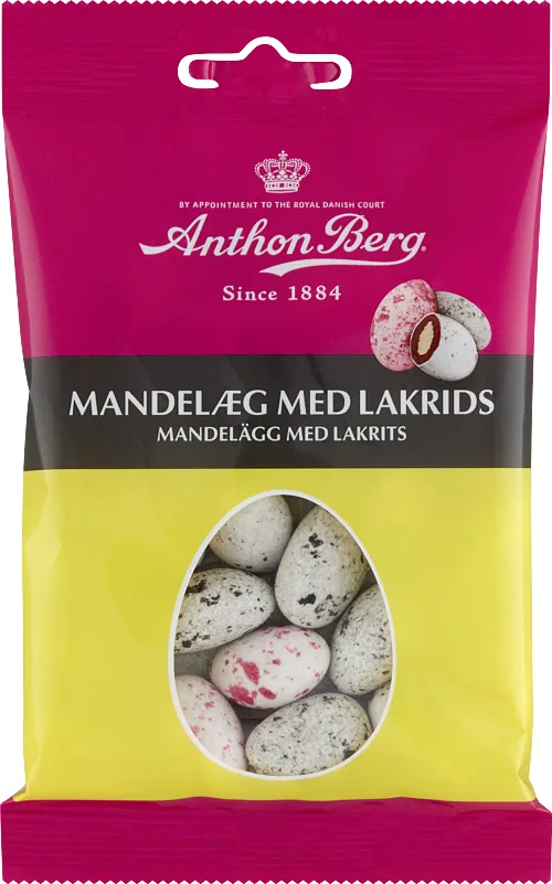 Anthon Berg Mandelæg med lakrids, 80g