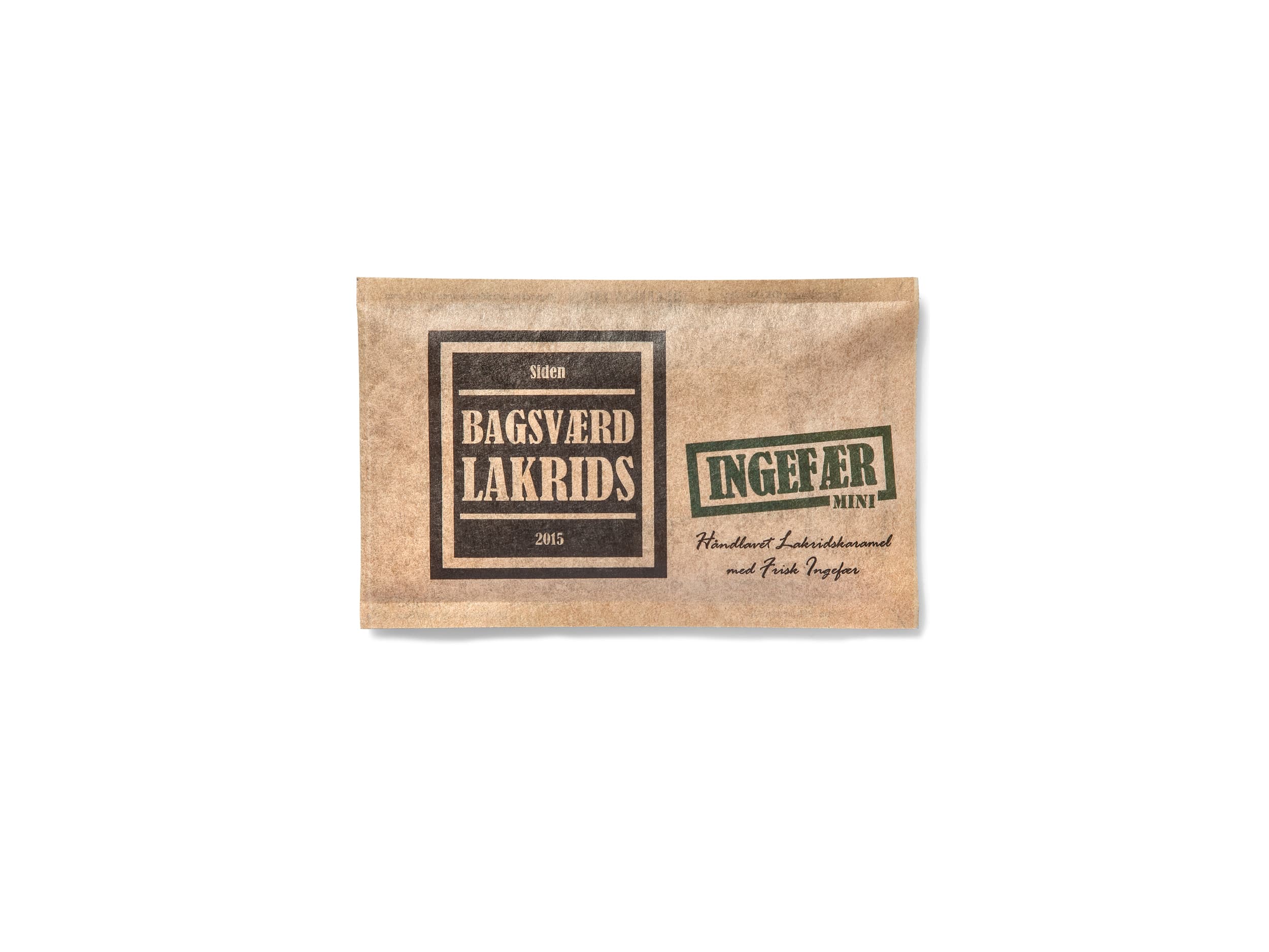 Bagsværd Lakrids ingefær mini 40g