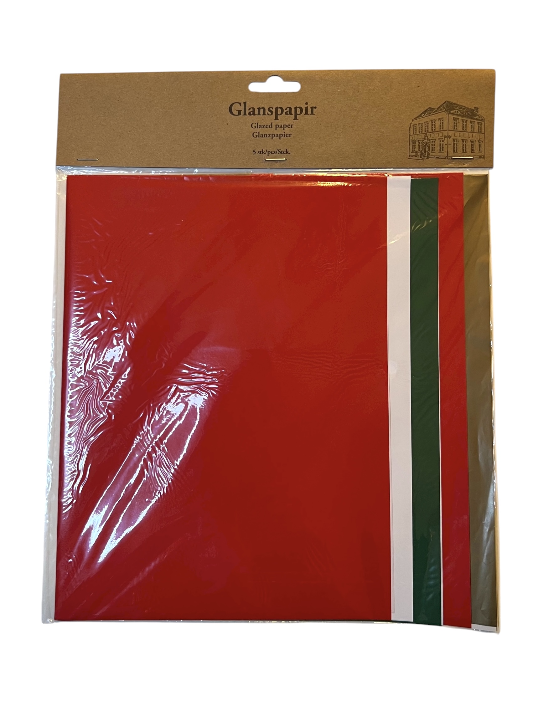 5 Blätter Hochglanzpapier