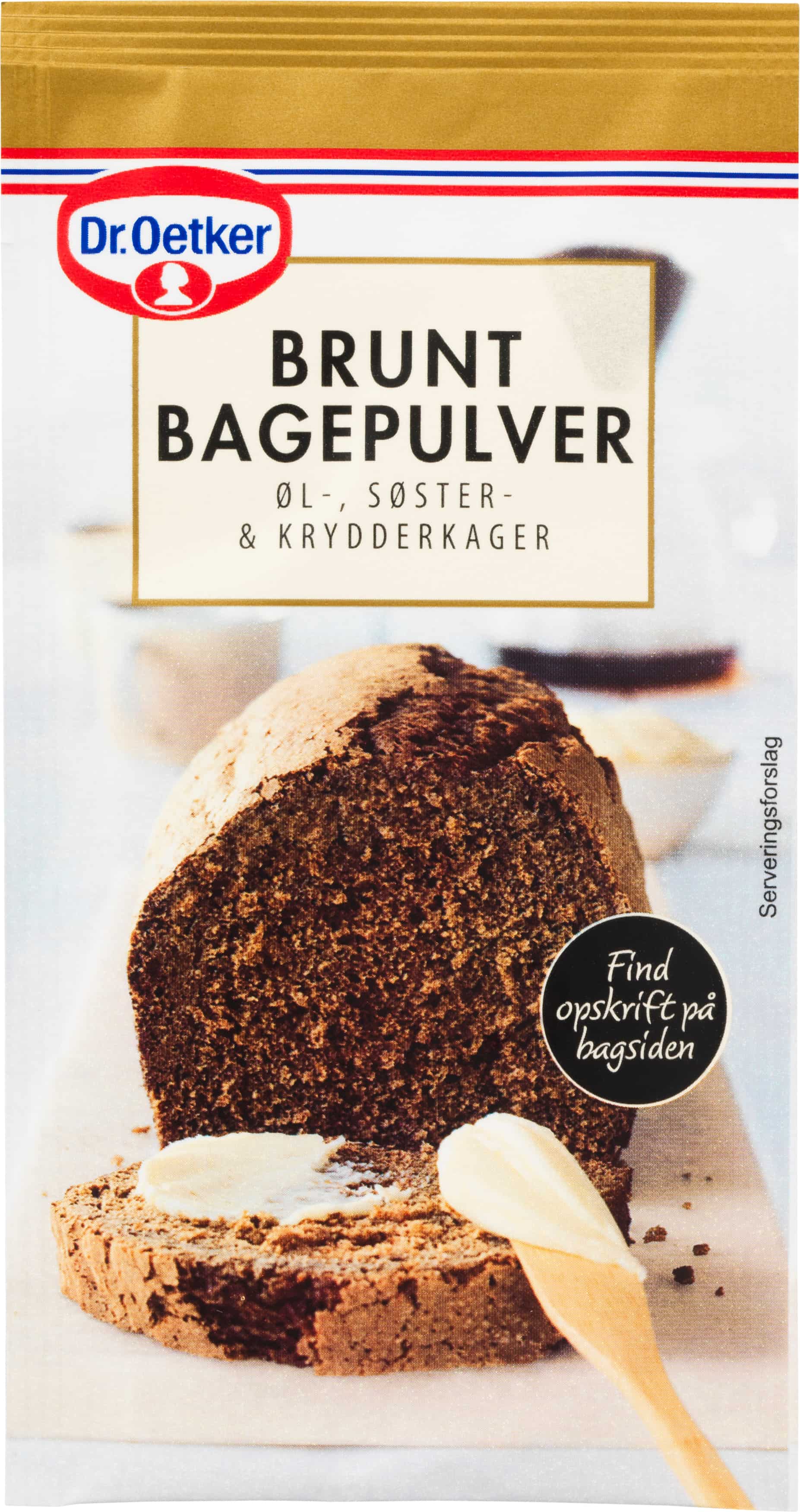 Dr. Oetker Brunt Bagepulver, 16g