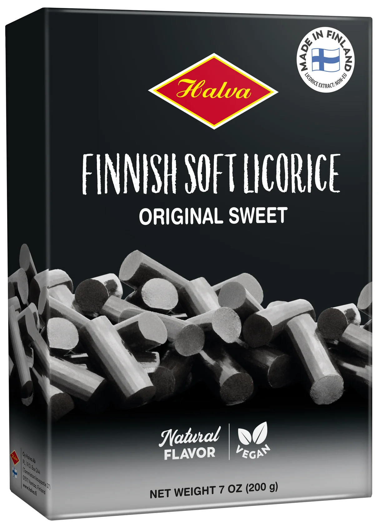 Halva Finnish Soft Licorice Sweet, 200g