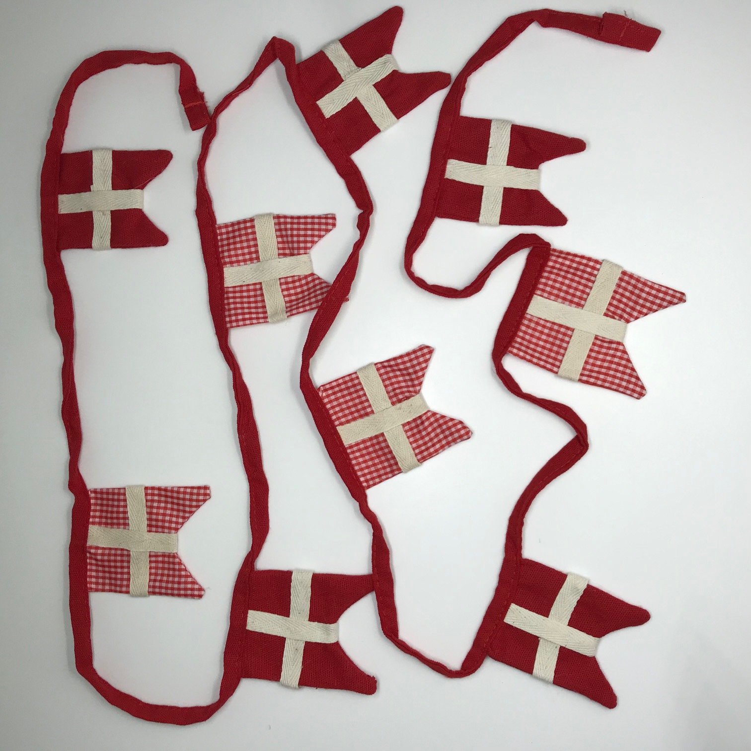 Flagguirlande i stof