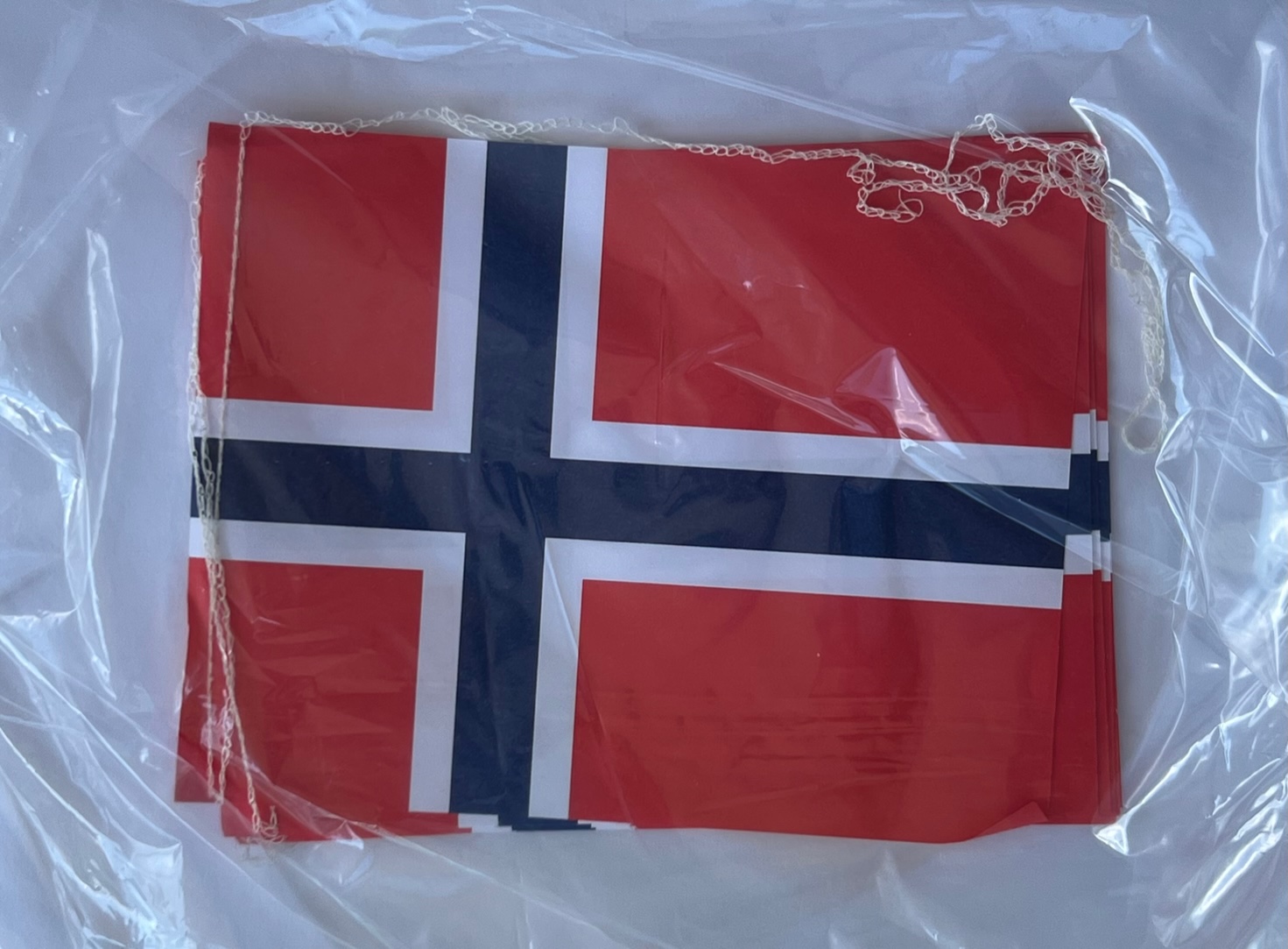 Norsk flagguirlande Norsk flagguirlande