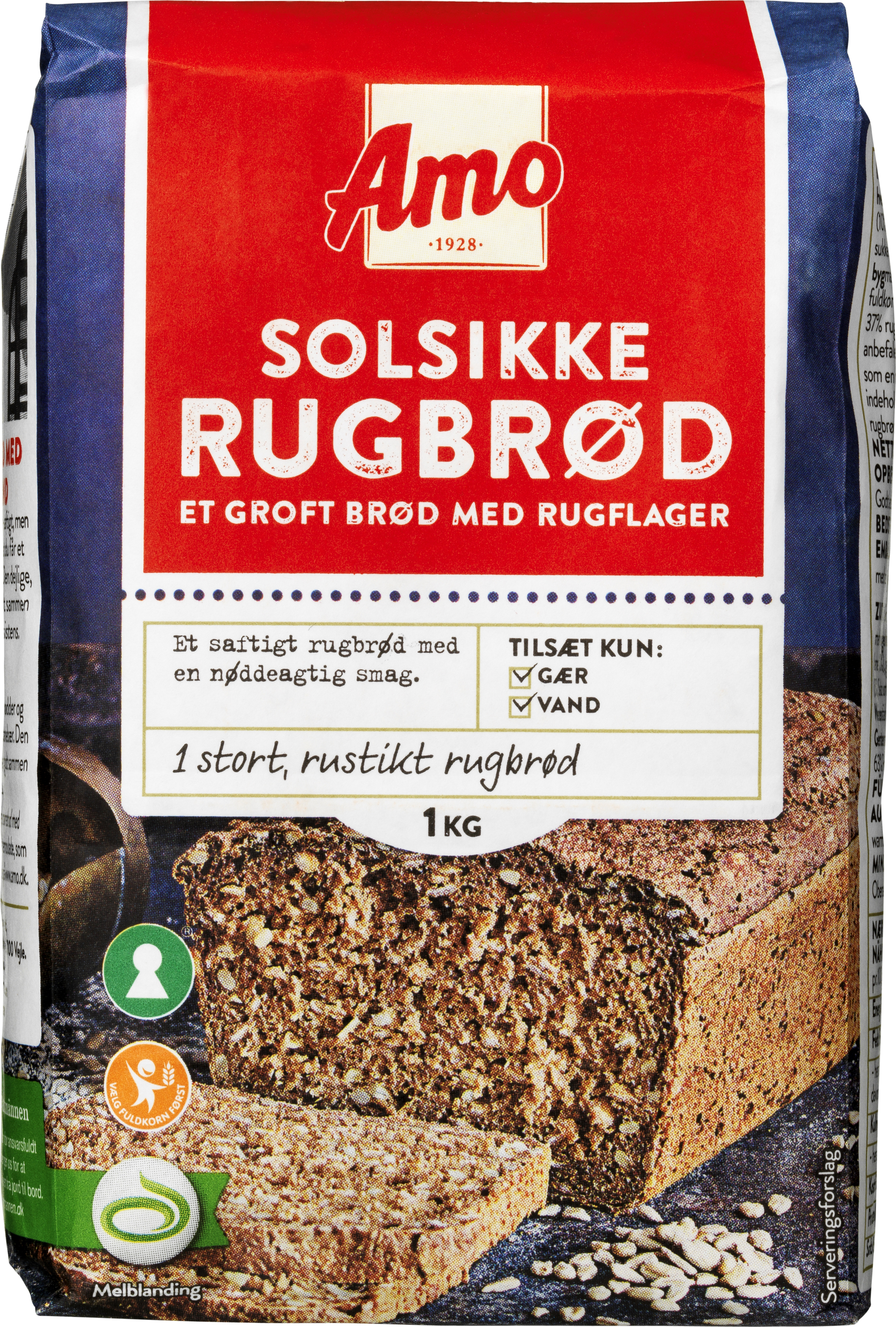 Amo solsikke rugbrød 1 kg