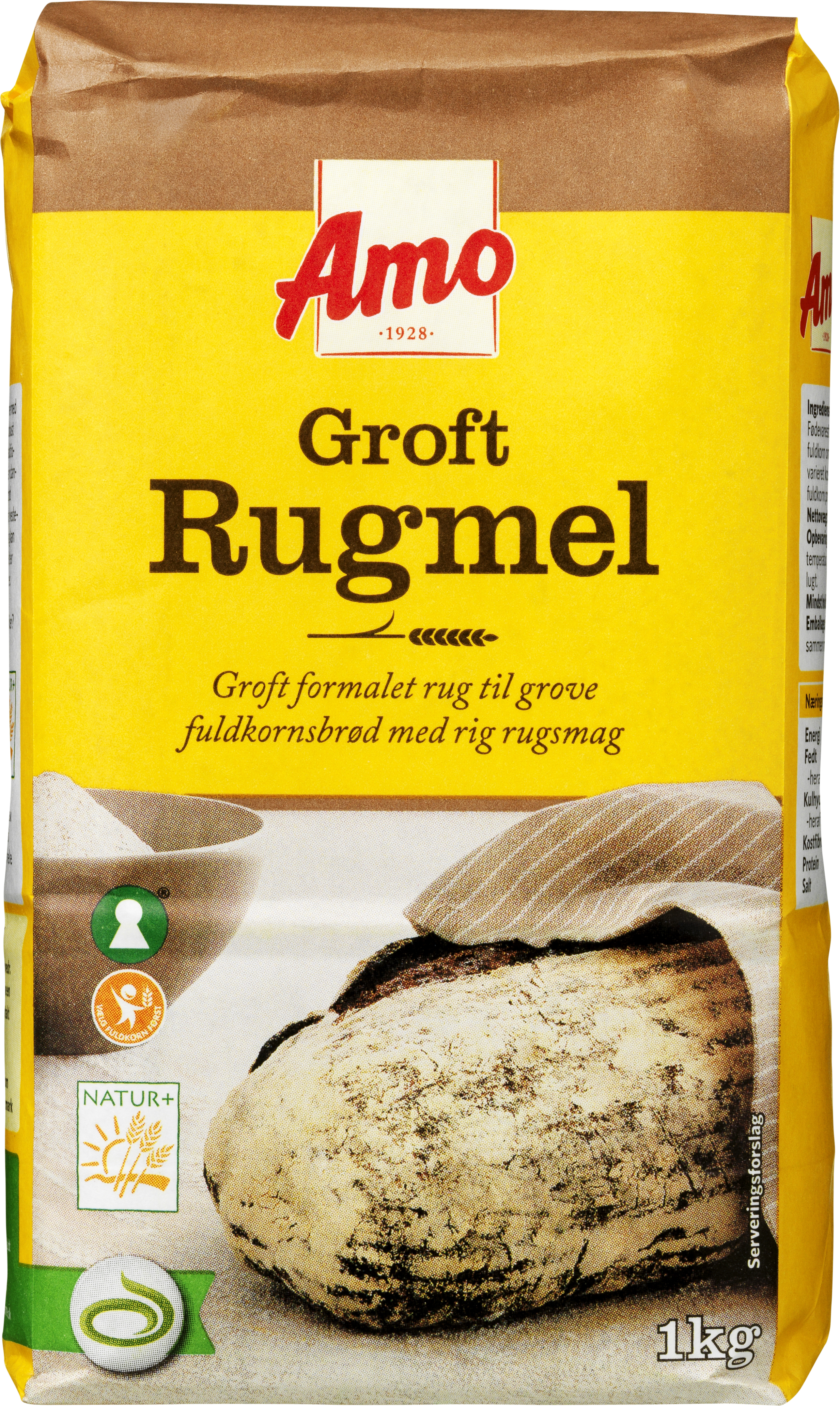 Amo coarse rye flour 1kg