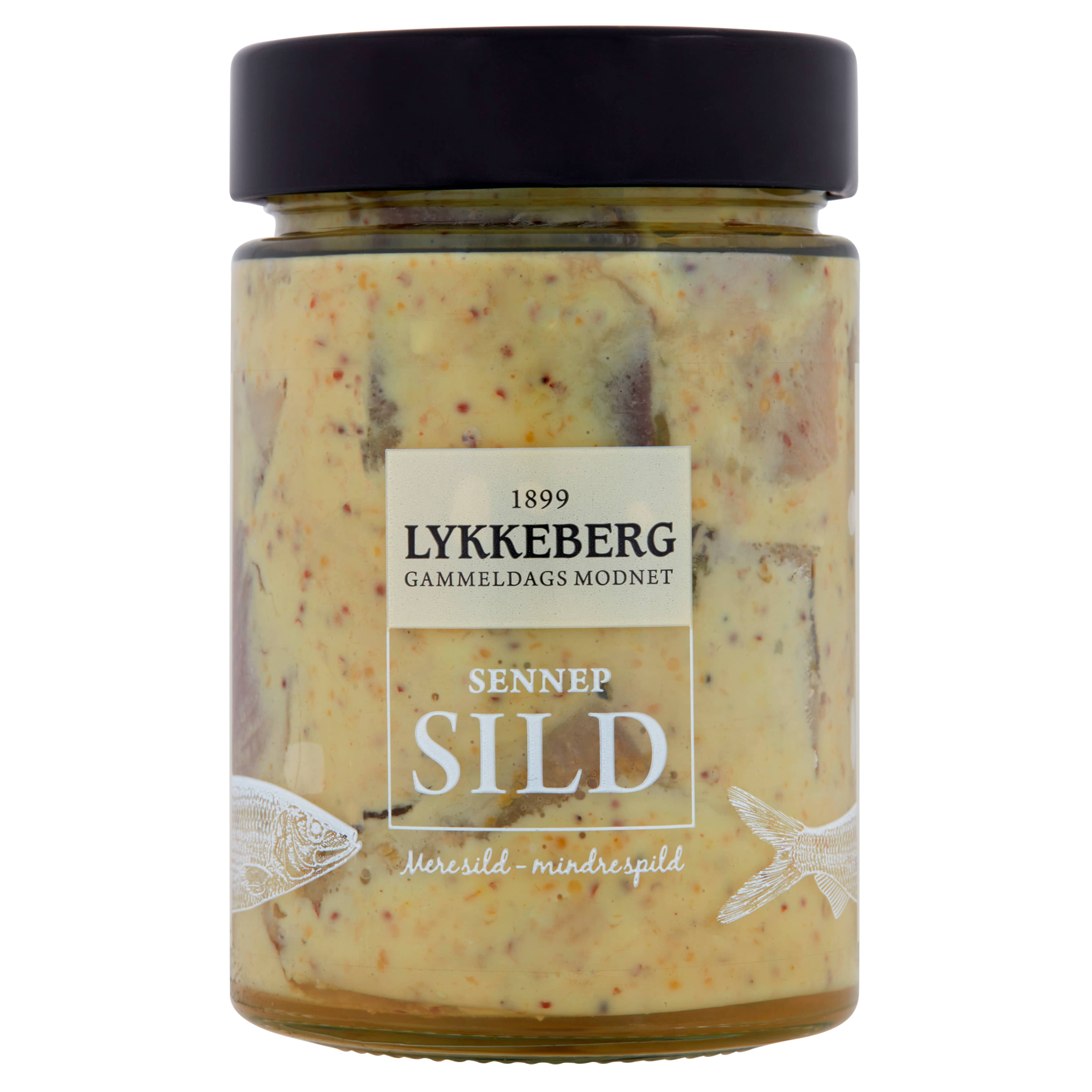Lykkeberg senneps sild, 350g
