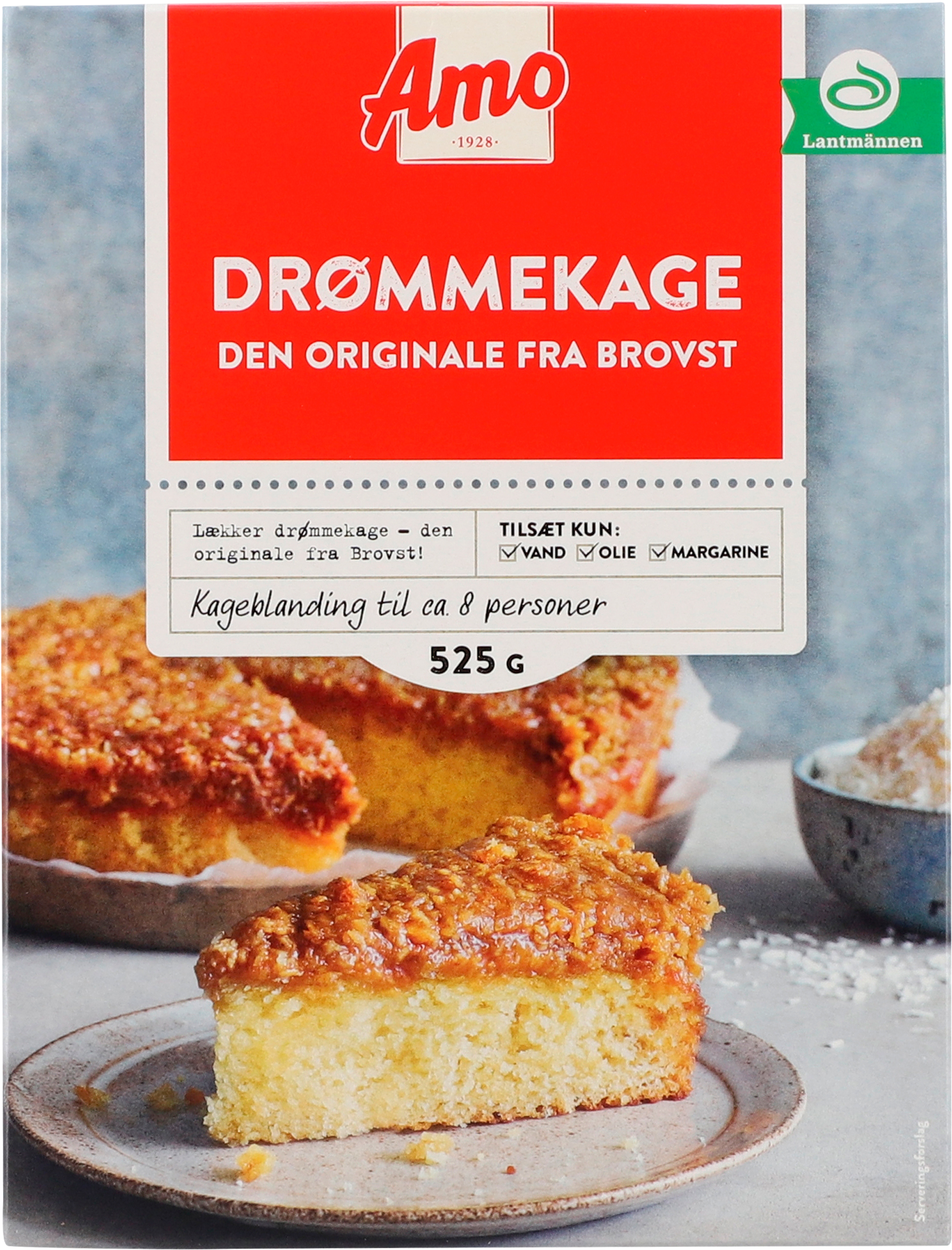 Amo Drømmekage fra Brovst 525g