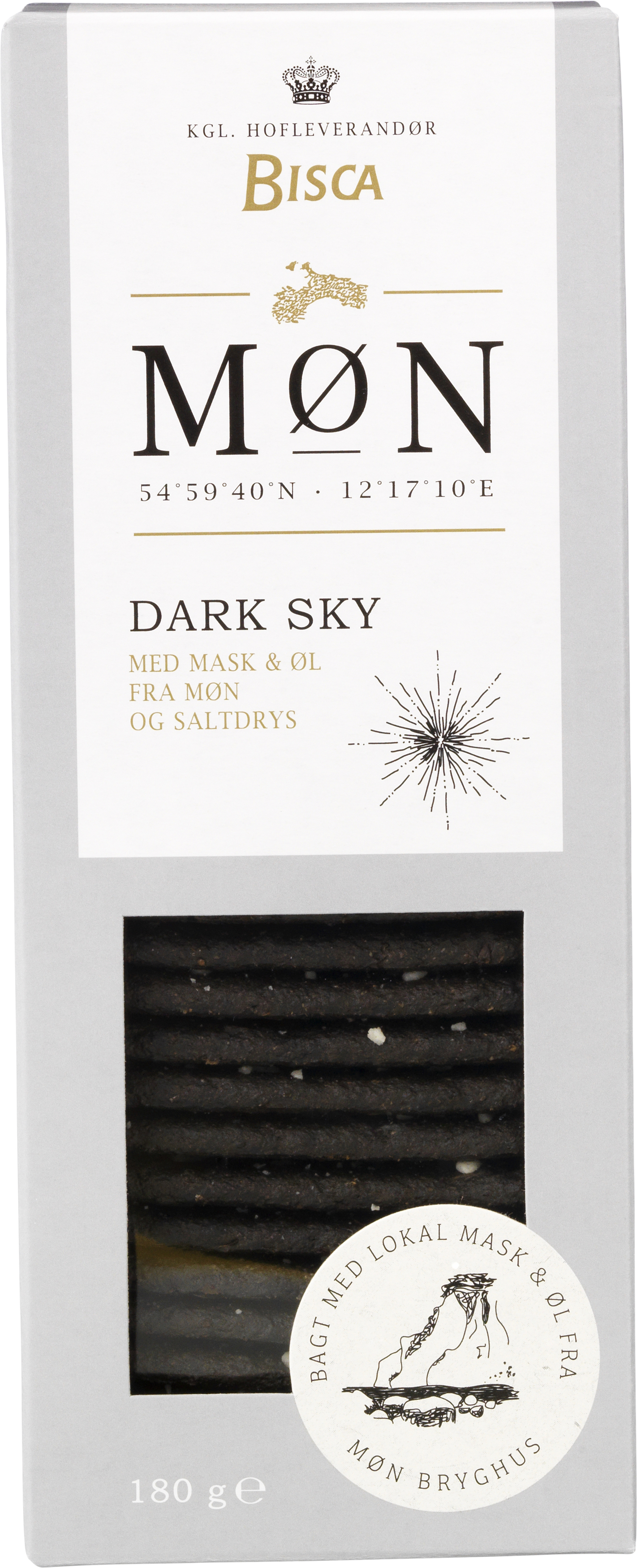 Møn Dark Sky fuldkornskiks 180g Møn Dark Sky fuldkornskiks 180g