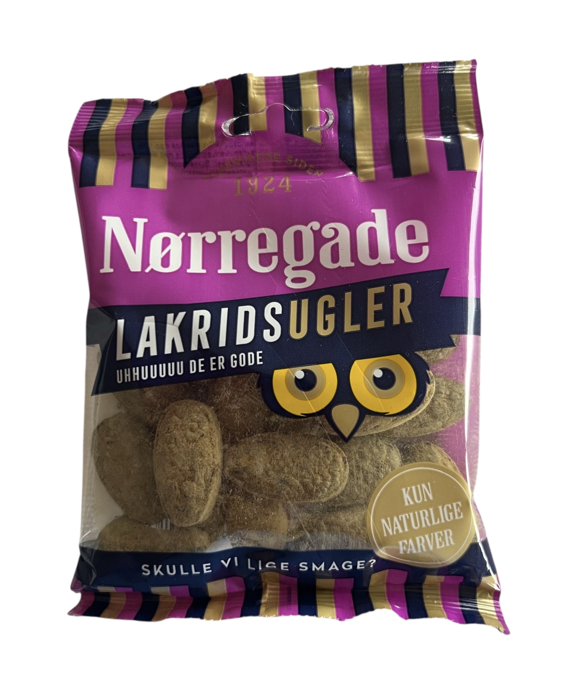 Nørregade Lakrids Ugler, 100g Nørregade Lakrids Ugler, 100g