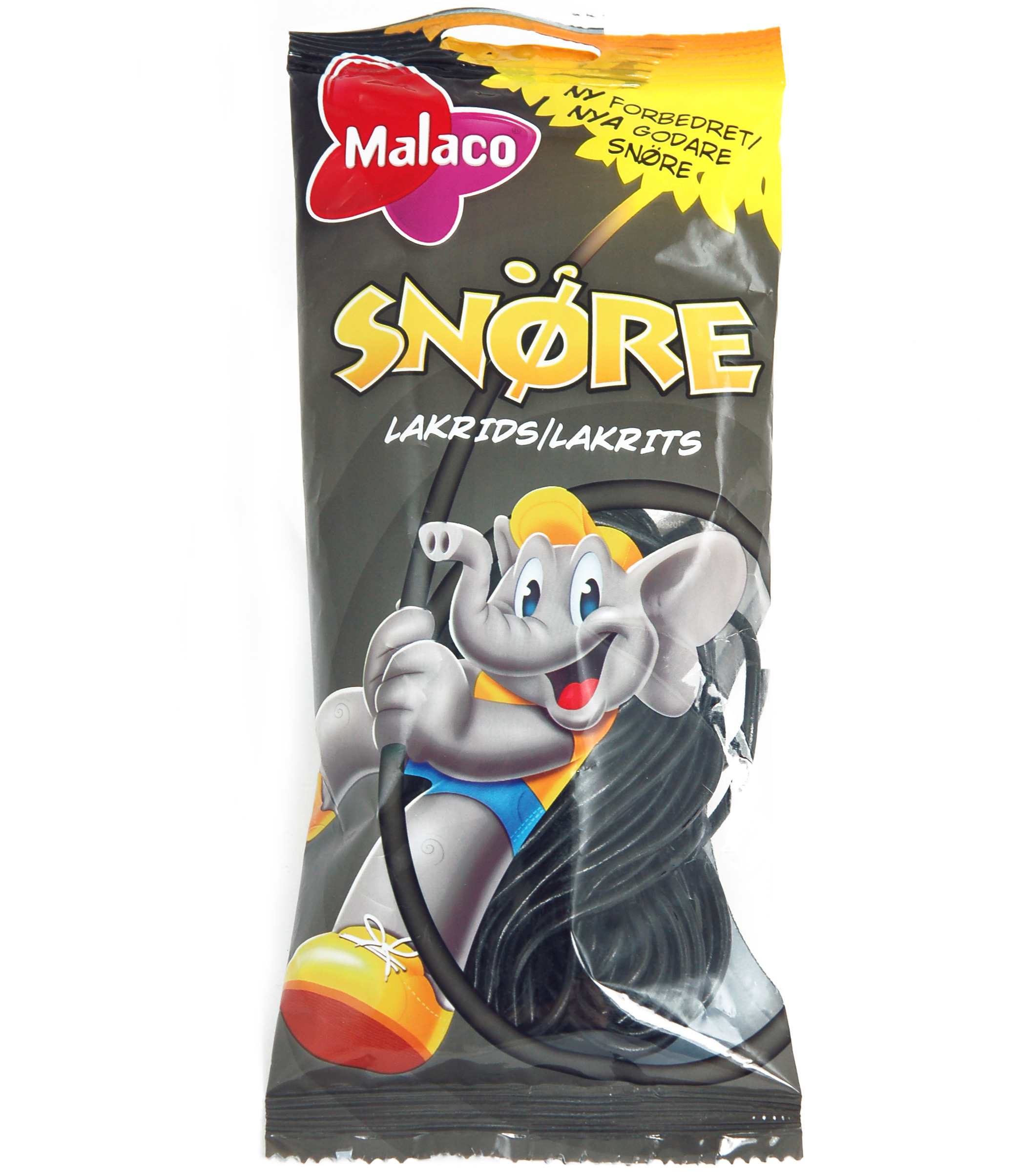Malaco Snøre Lakrids 94 g Malaco Snøre Lakrids 94 g