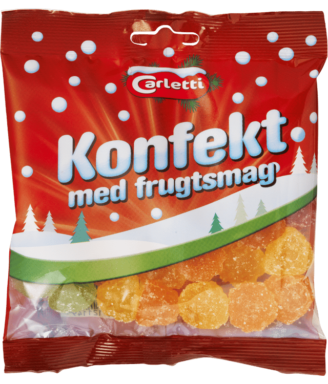 Carletti Konfekt frugtsmag, 150g