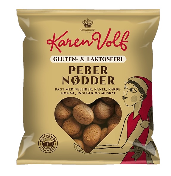 Karen Volf Gluten- and lactose free Pebernødder, 165g