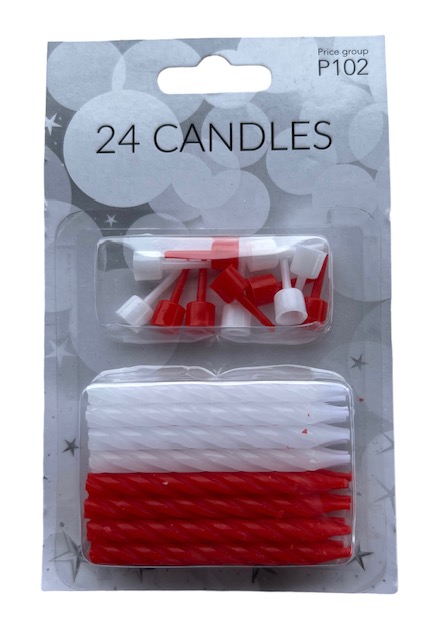 24 Birthday candles 
