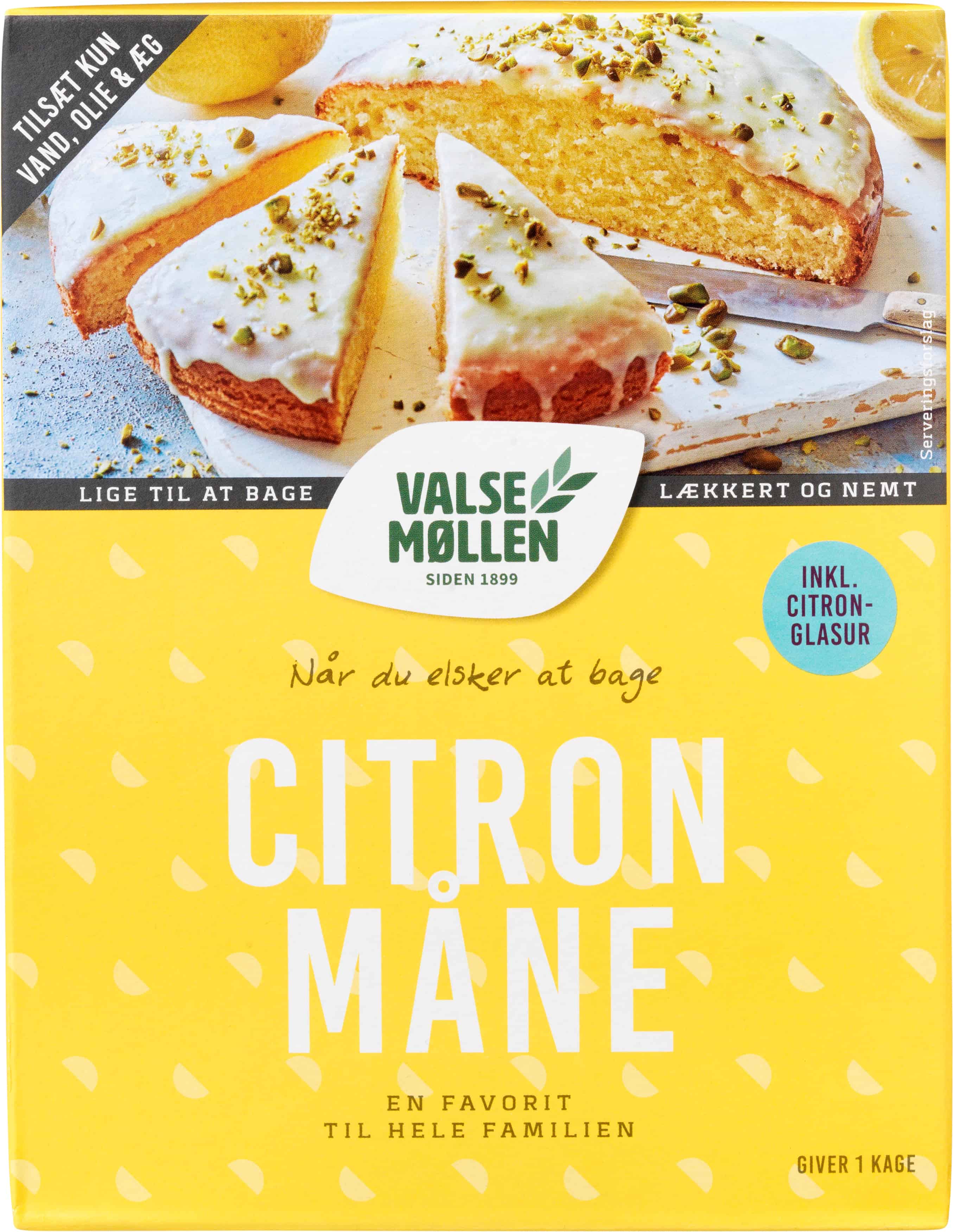 Valsemøllen Citronmåne, 350g 