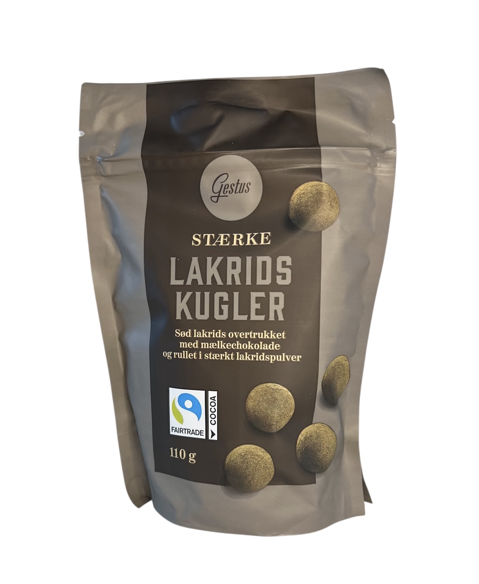 Gestus Lakridskugler - strong, 110g