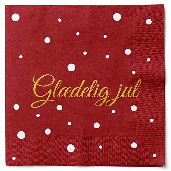 20 Napkins - Glædelig Jul
