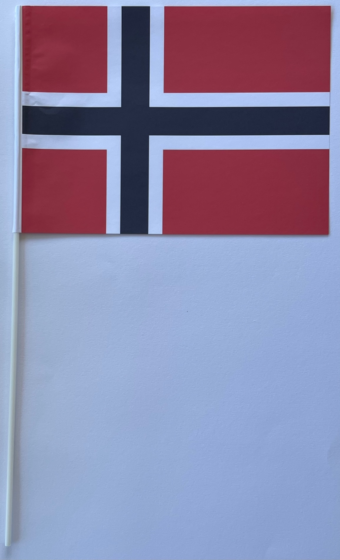 Norsk papirflag på pind Norsk papirflag på pind
