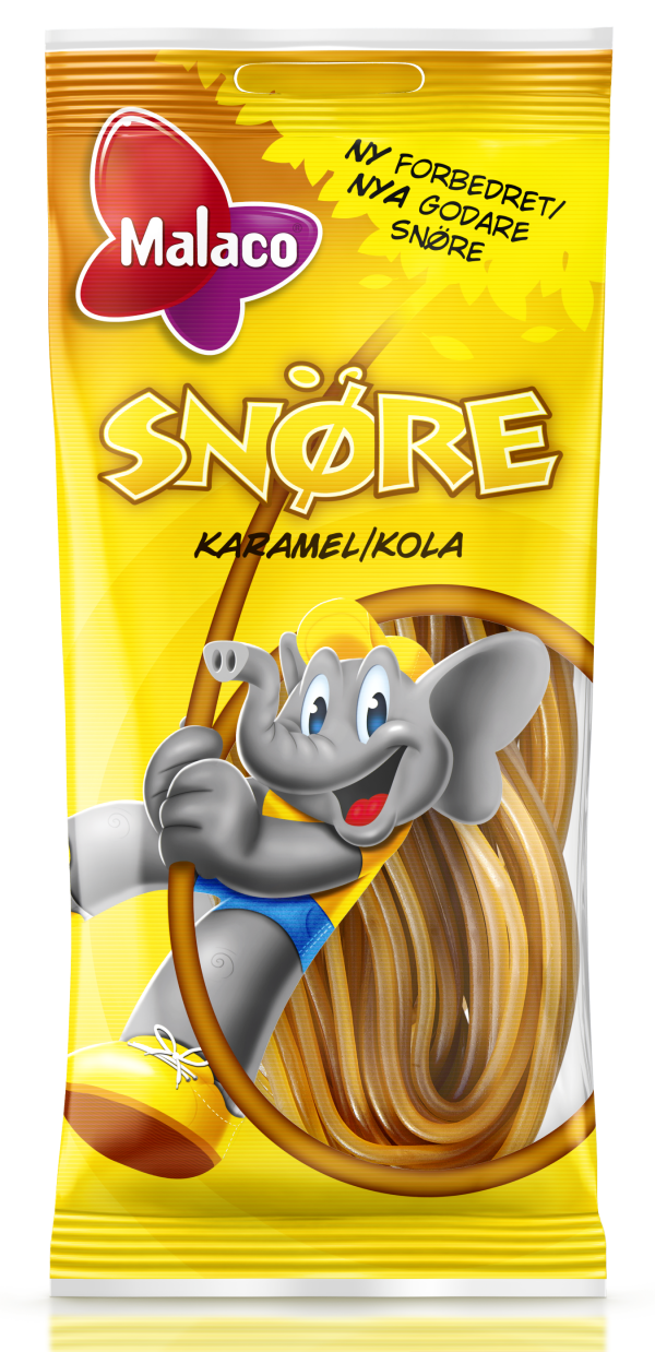 Malaco snøre caramel 94g Malaco snøre caramel 94g