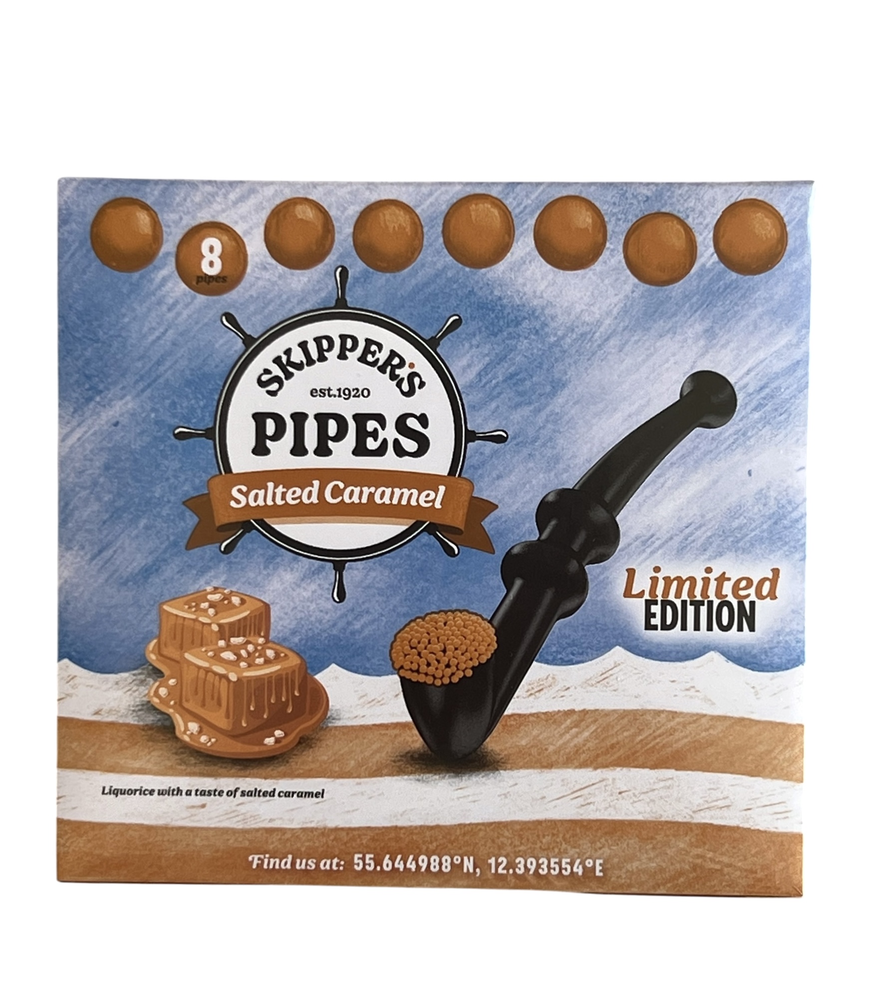 Skipper Pipes - salted Caramel - 8 pipes