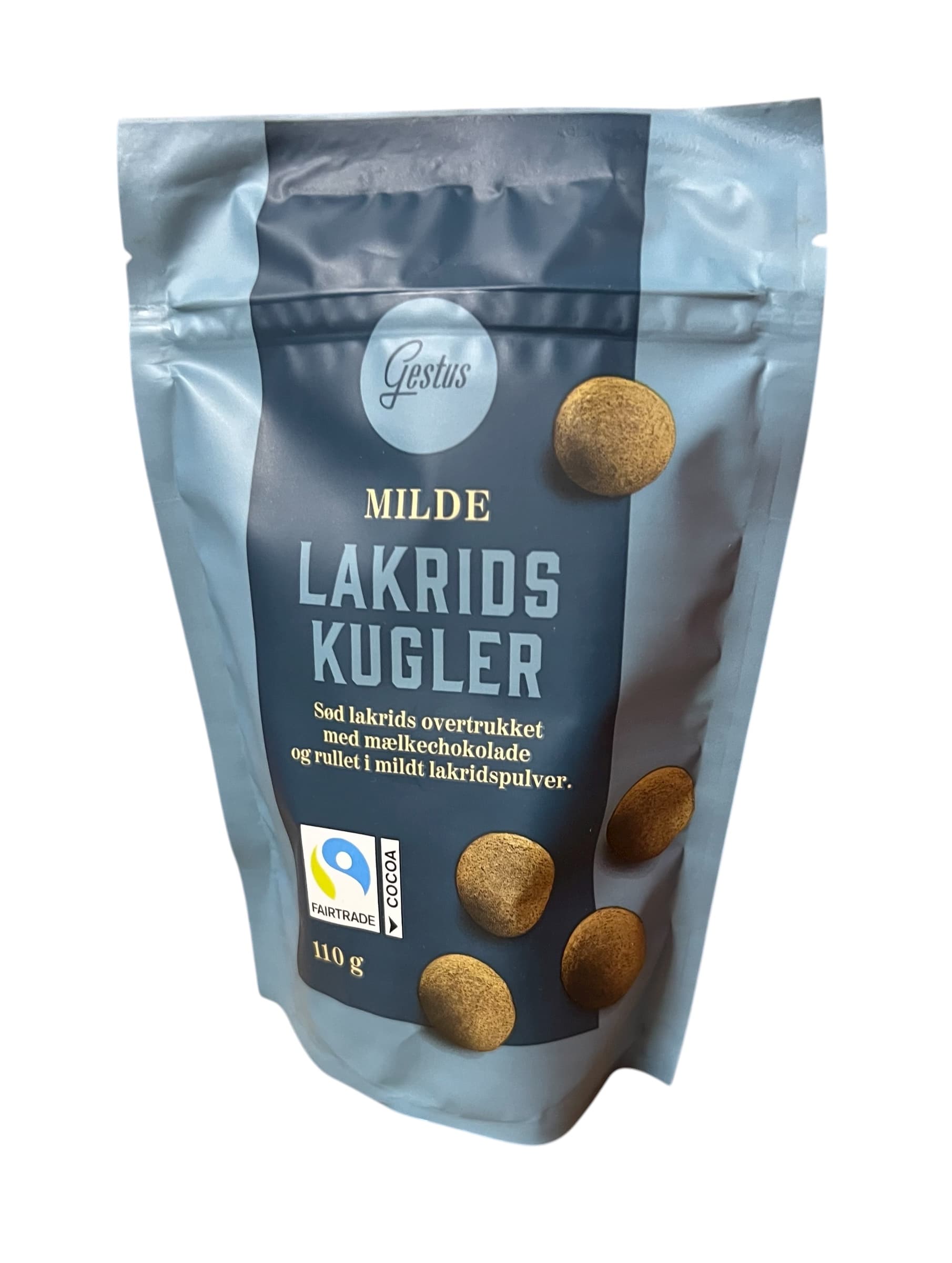 Gestus Lakridskugler – Mild, 110 g
