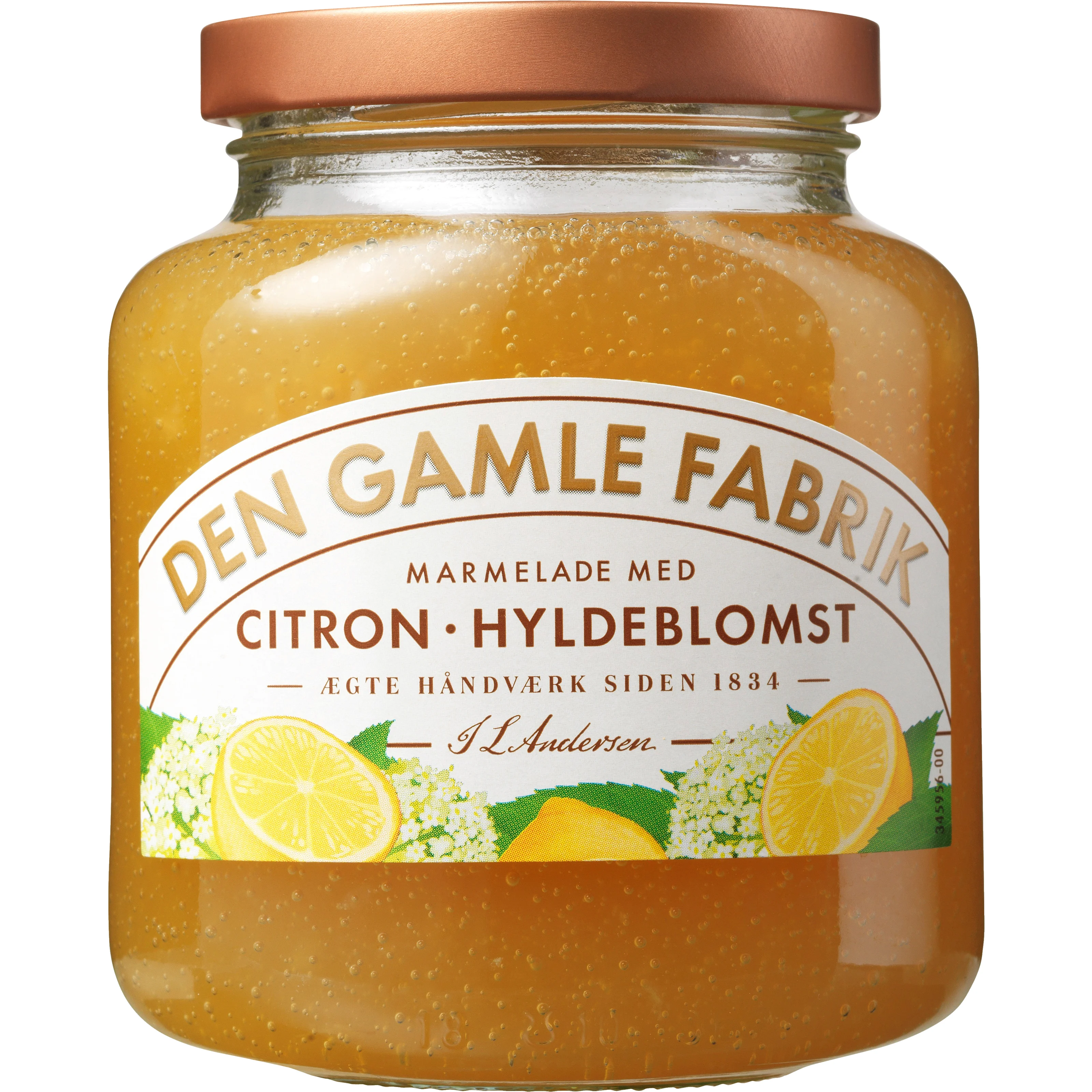 Den gamle Fabrik Citrus-og hyldeblomstmarmelade, 380g