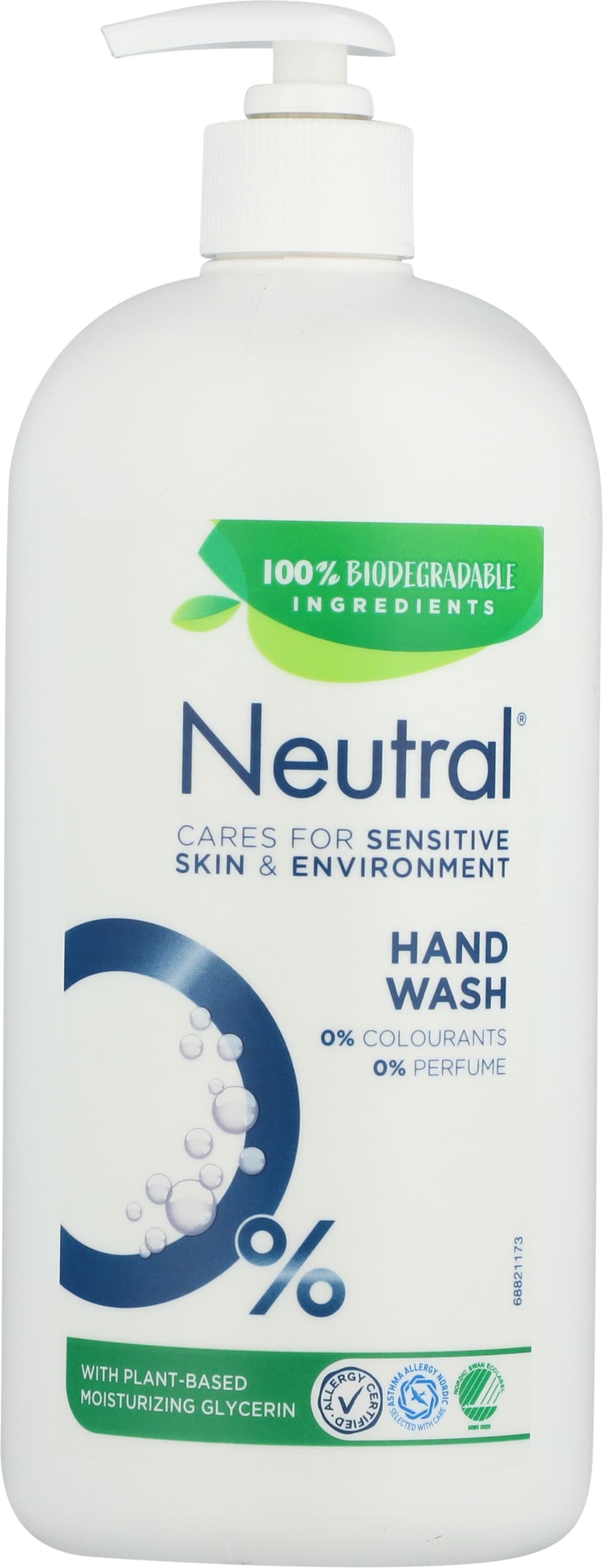 Neutral flydende håndsæbe, 900ml 