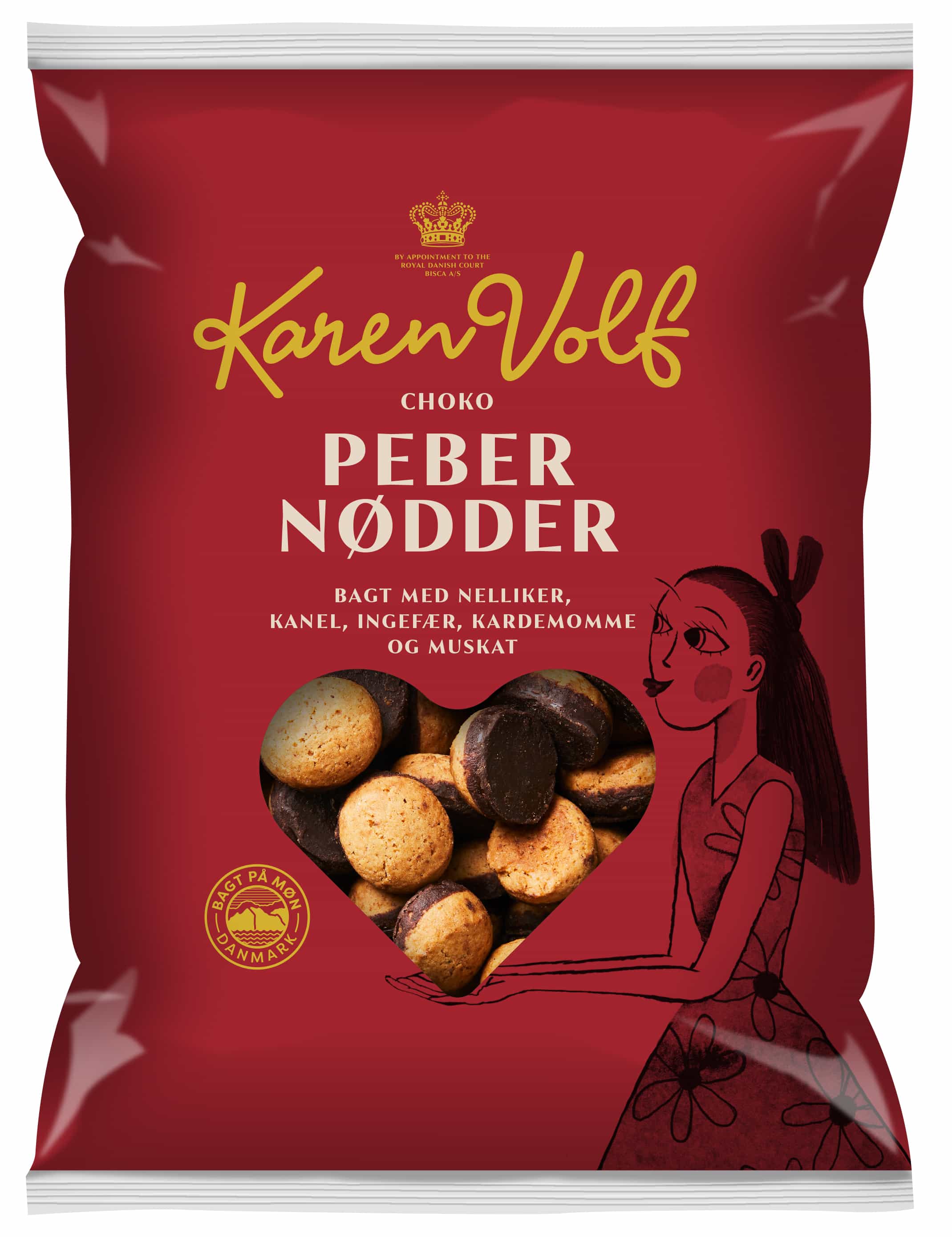 Karen Volf Choko Pebernødder, 175g