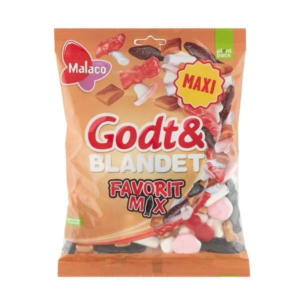 Malaco Godt & Blandet Favorit Mix, 325g | DK10843