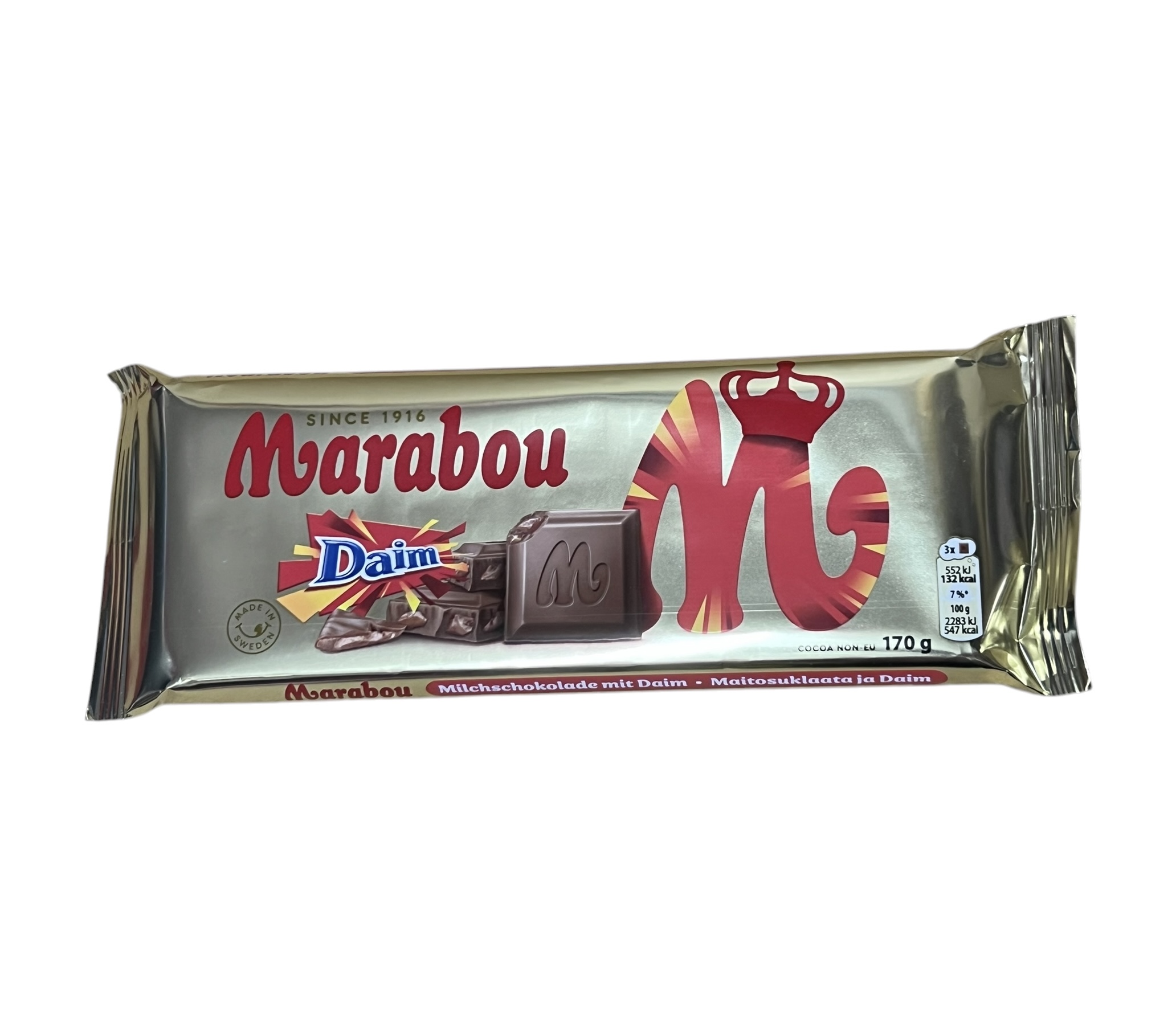 Marabou chocolate with Daim, 170g