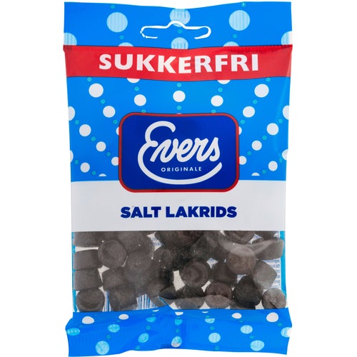 Evers salz Lakritz ohne Zucker 80g