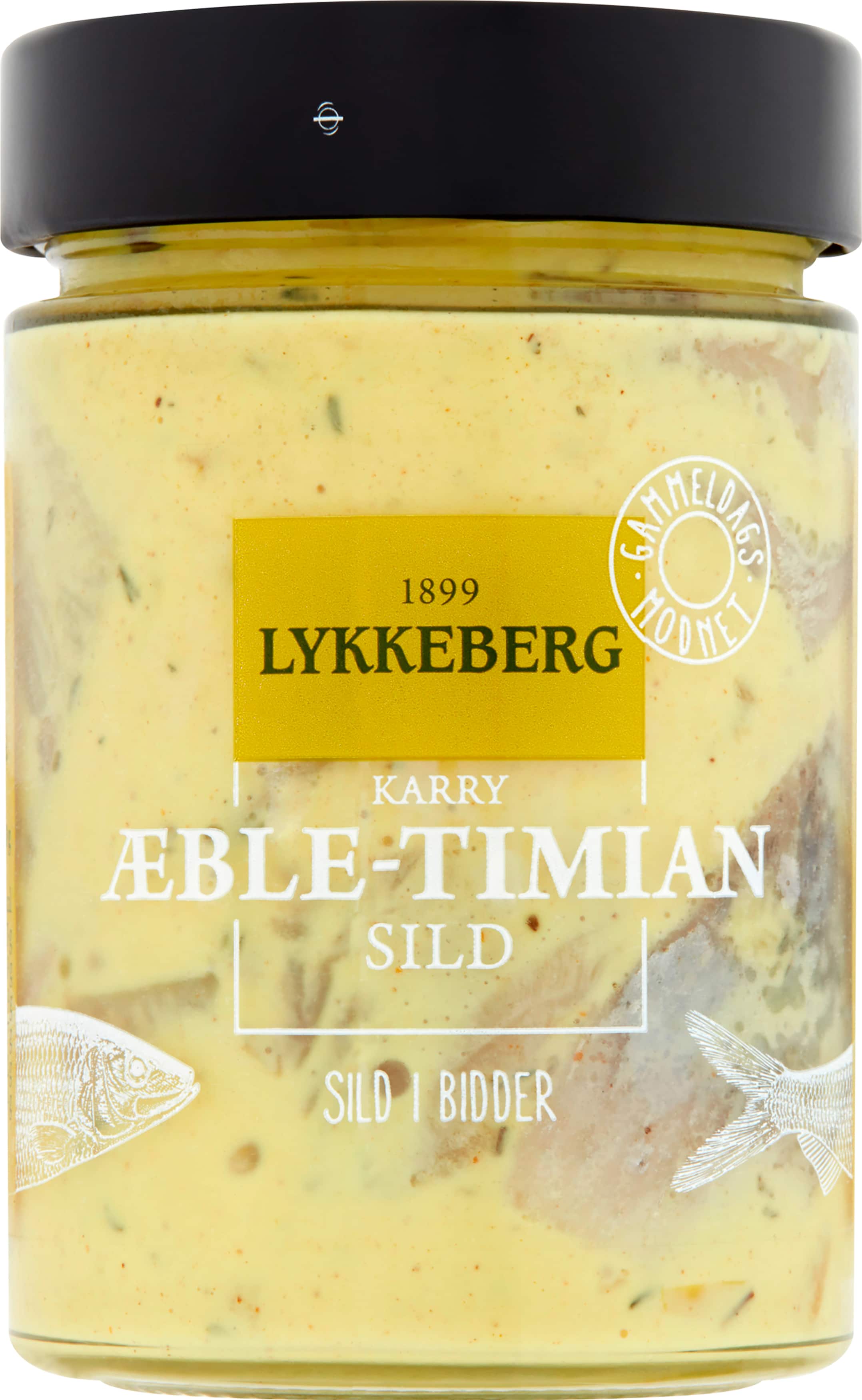 Lykkeberg Karrysild med æble/timian, 350g